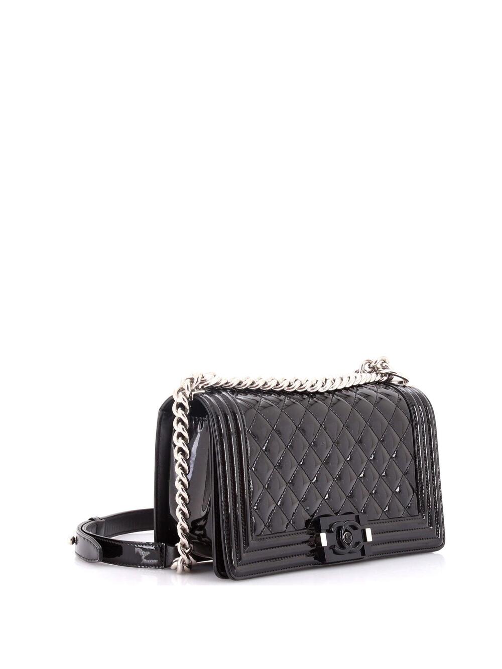 Chanel Boy Flap Bag Quilted Plexiglass #239928C32B - Picture 2 of 6
